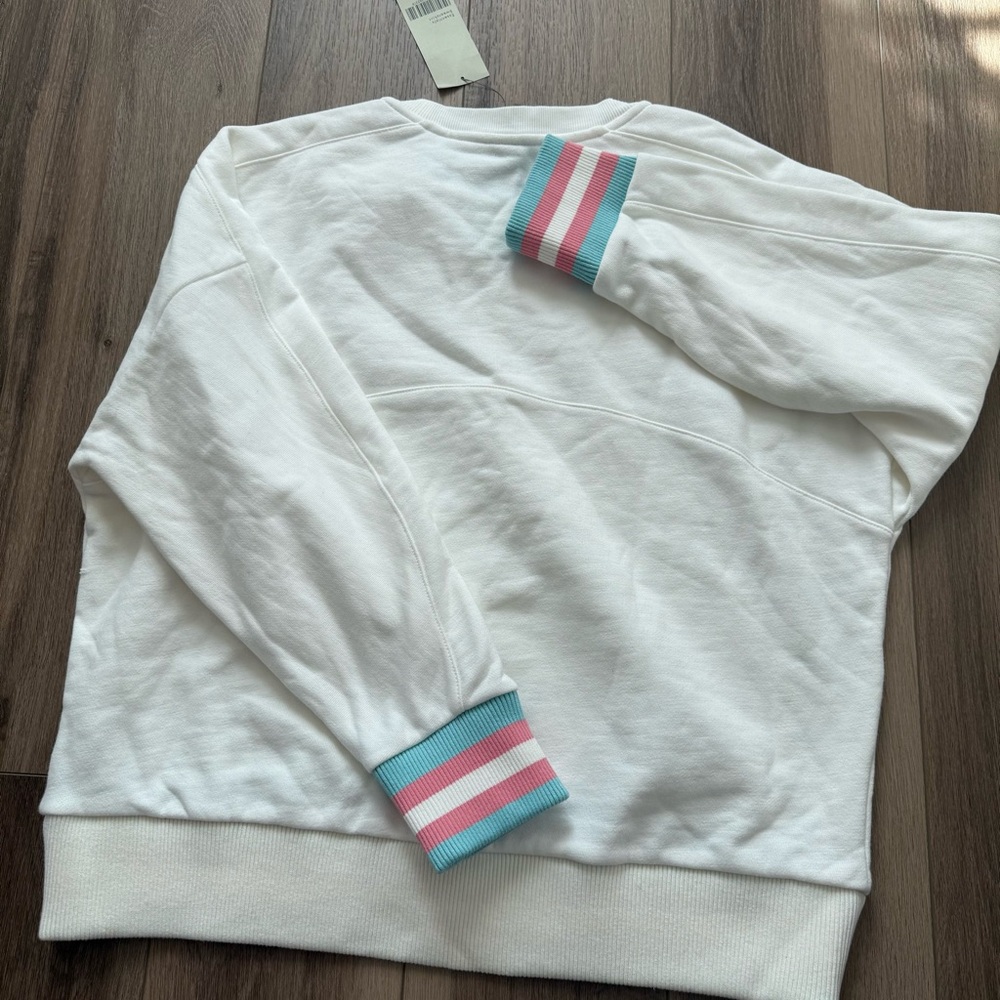 Sweaty Betty Essentials white crewneck size XXL NWT - Picture 4 of 4
